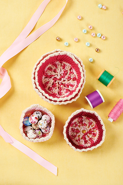 Candy pink bowls