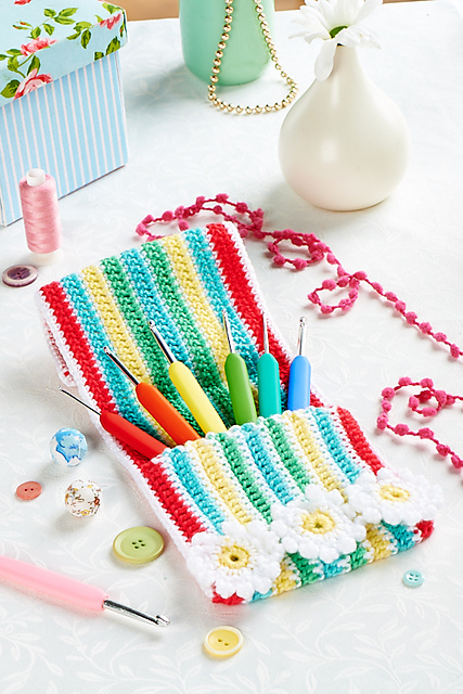 Crochet hook case