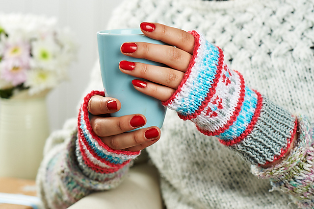Fair Isle Mitts