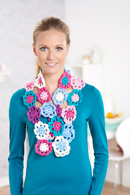 Flower scarf