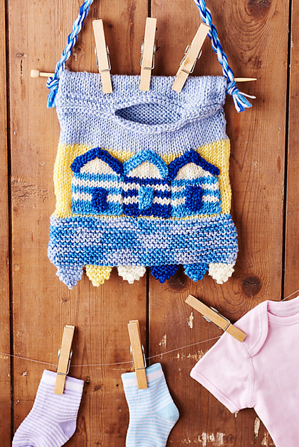 Seaside peg bag