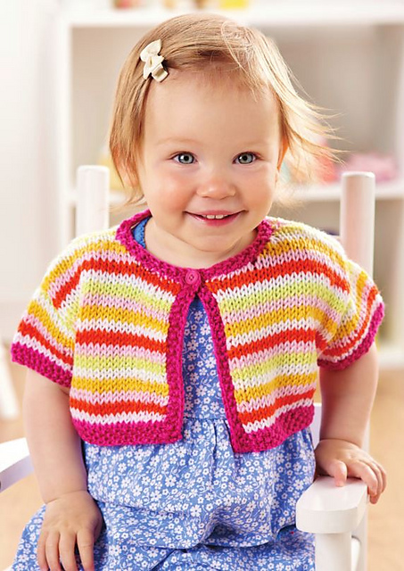 Stripy cardie