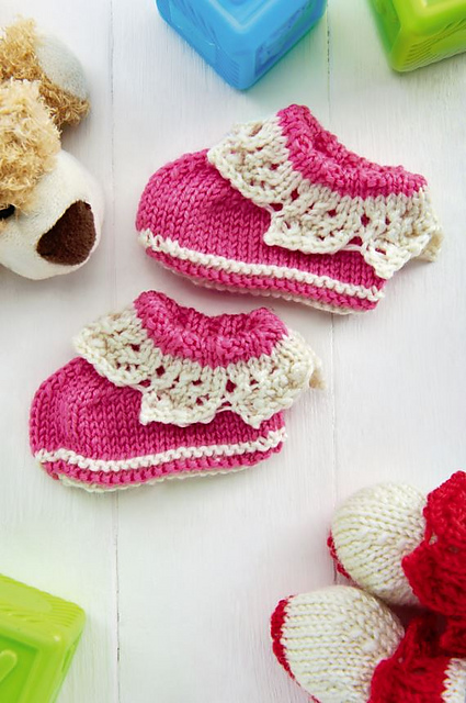 Snowflake booties