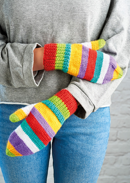 Rainbow Mittens