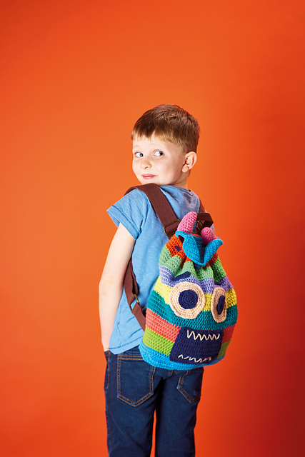 Crocheted Monster Rucksack