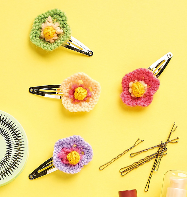 Floral Hair Clips