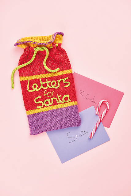 Drawstring Letter Bag