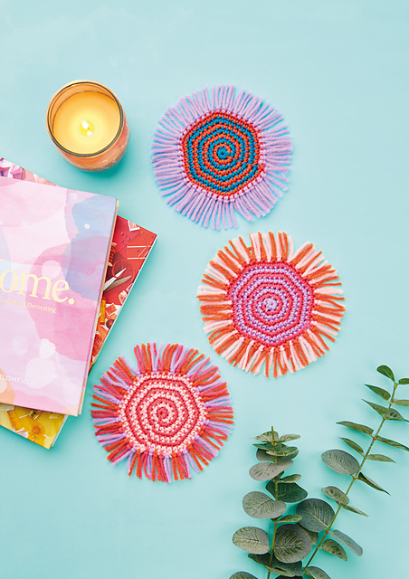 Fringed Coasters
