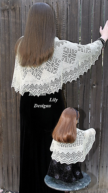 Happy New Year. The Orenburg snowflake shawlette