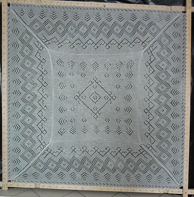 It's a Boy! Rusian Empire: Warm Orenburg shawl Bx