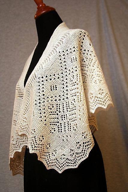 Let it snow. Orenburg Shawlette