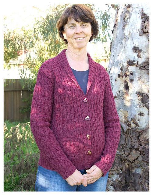 Shawl-Collar Cardigan Jacket