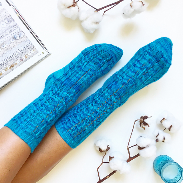 Spring Stream Socks