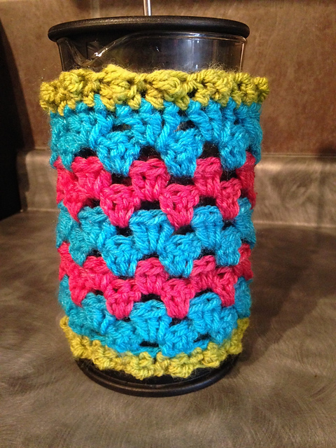 Granny French Press Coffee Cozy