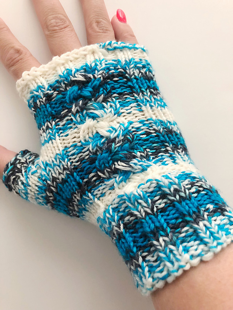 Braided Fingerless Gloves