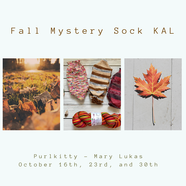 Fall Mystery Sock KAL