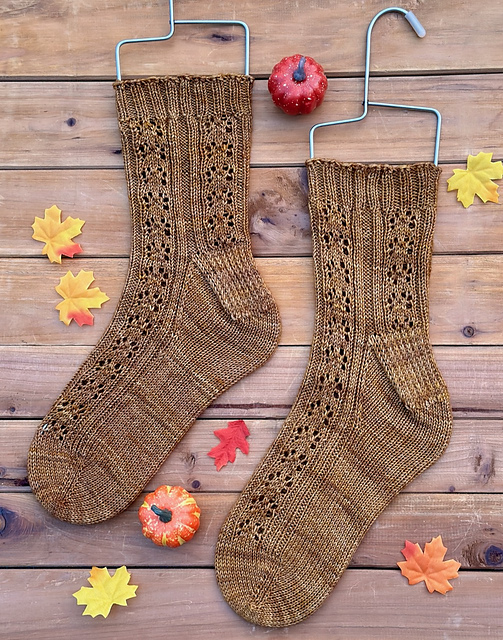 Woodland Pinecone Socks