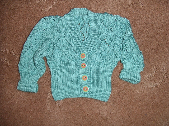 Deep rib cardigan