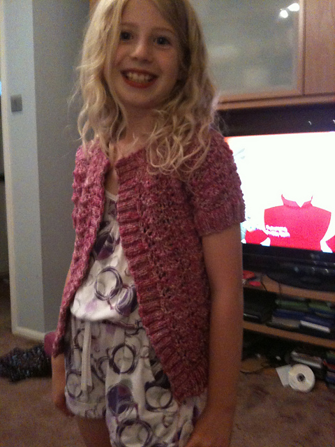 Fan and Feather Cardigan