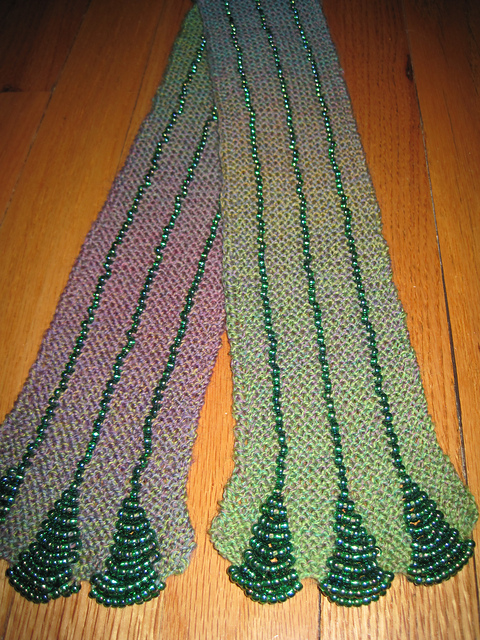 Scallop Beaded Scarf Kit