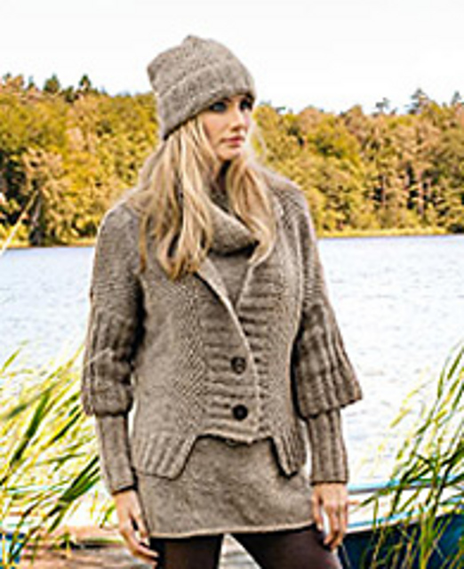 # 29 Perlmusterjacke