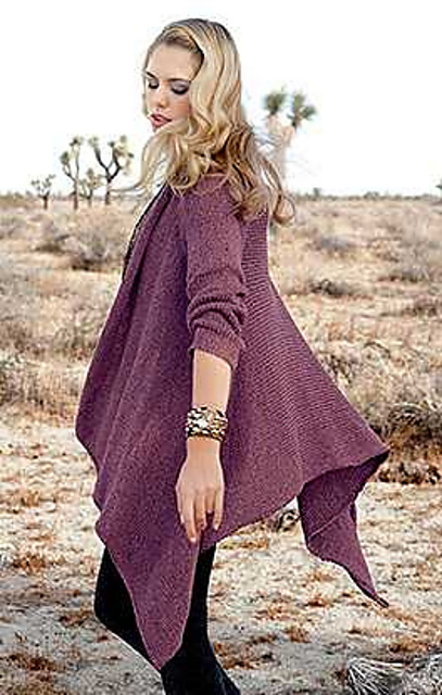 # 17 Quergestrickte Jacke