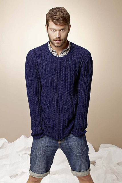 198-002 Herrenpullover / Man's pullover