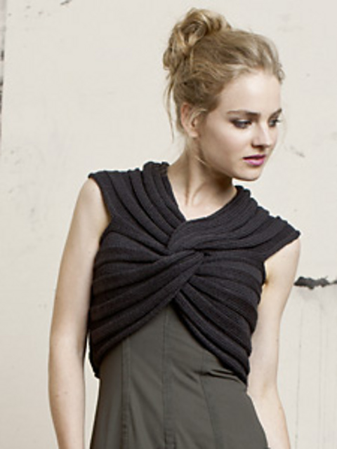 197-036 Drapiertes Shirt / Criss Cross Top