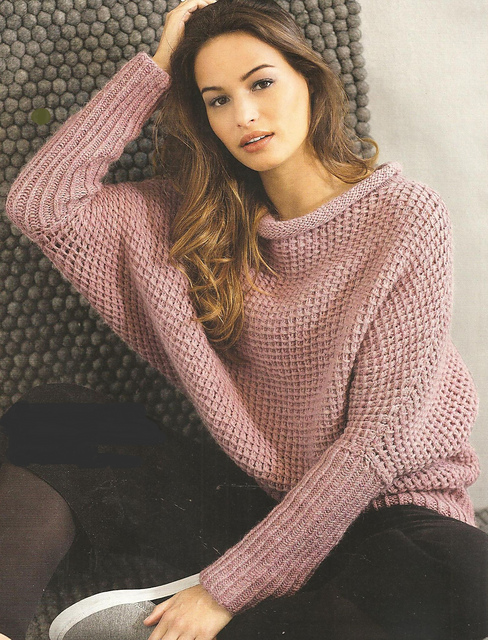 # 20 Pulli mit Fledermausärmeln