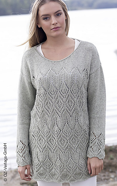 # 06 Pulli mit Ajourmuster