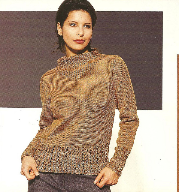 145-13 Pulli mit breiten Borten