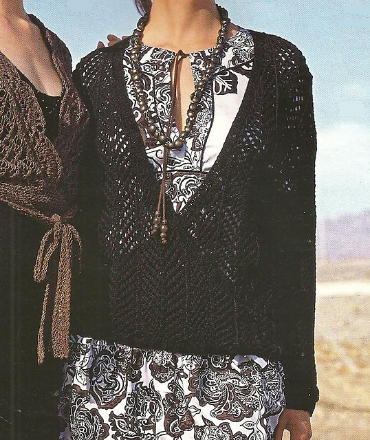 # 20 Wrap Around Jacket in Black