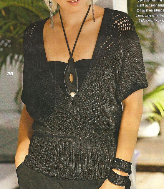 # 29 Wrap-around sweater