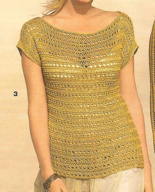 # 03 Sweater with Drop Stitch Patten