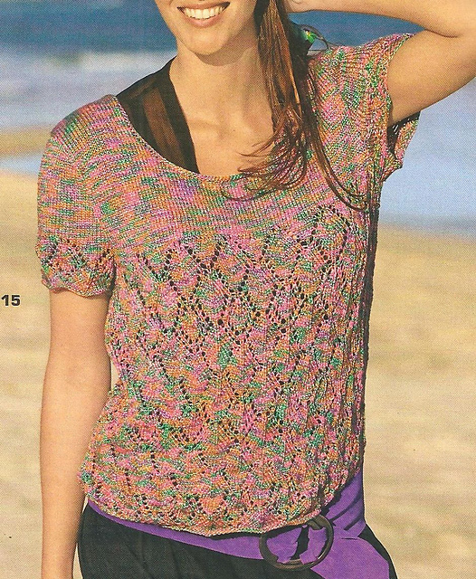 # 15 Diamond and Lace sweater