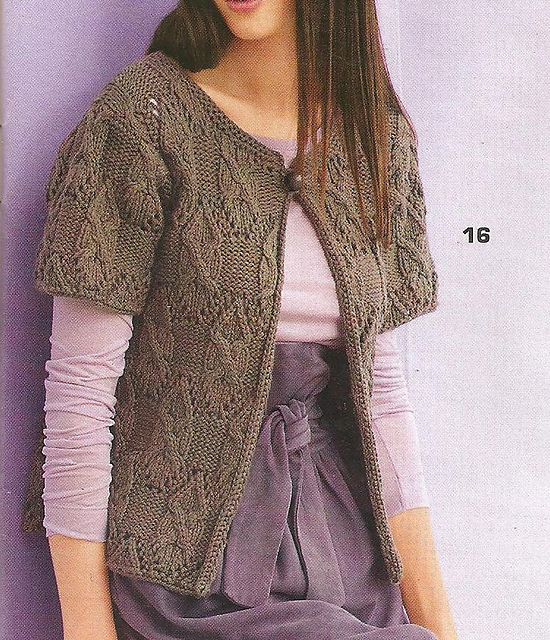 # 16 Jacket with short sleeves