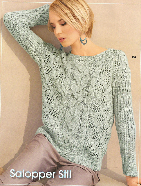 # 24 patterned pullover