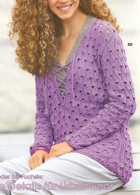 # 20 Pulli im Lochmuster