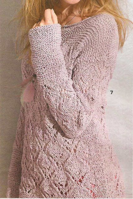# 07 Pulli mit Ajourrauten