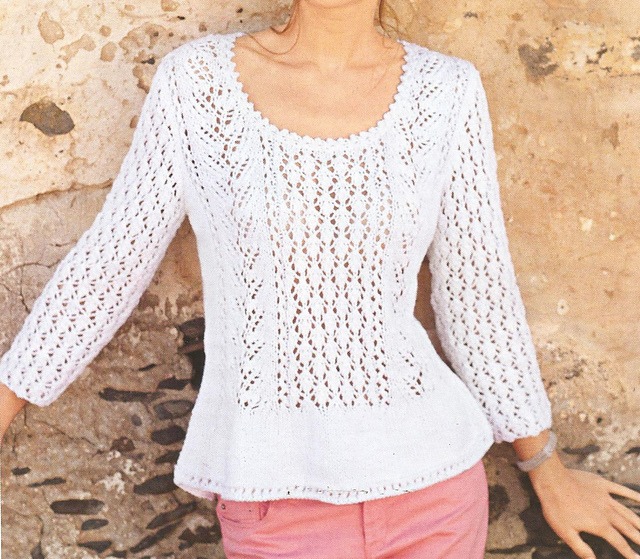 # 21 White Pullover