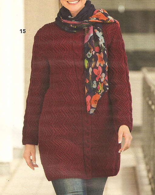 # 15 Pullover in Bordeaux