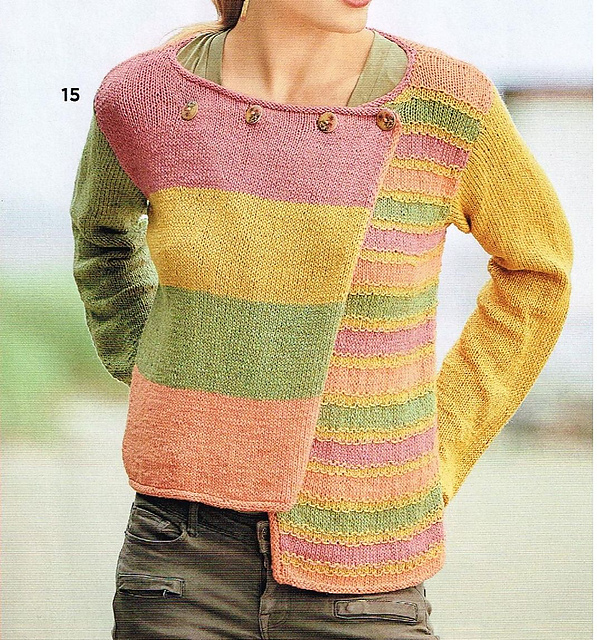# 15 Asymmetrische Jacke