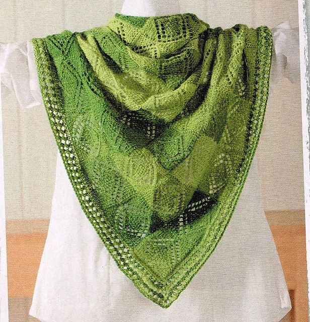 Entrelac-Tuch