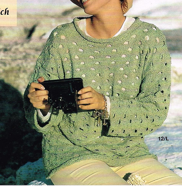 Pulli mit versetzten Löchern