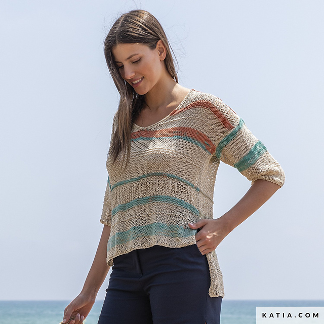 103-08 Pulli mit seidigem Glanz