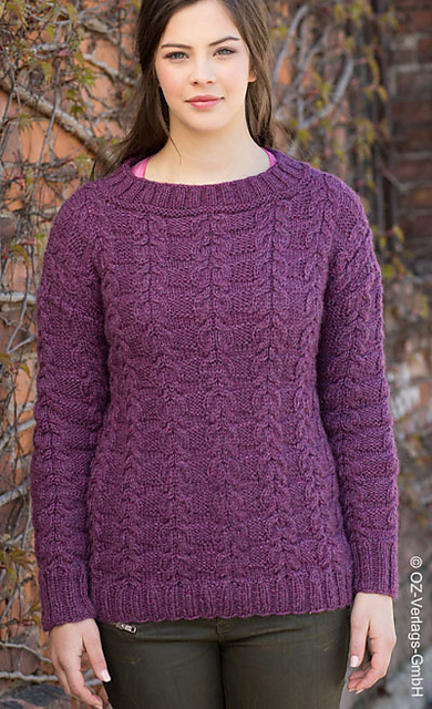 # 30 Pulli im Zopf-Reliefmuster