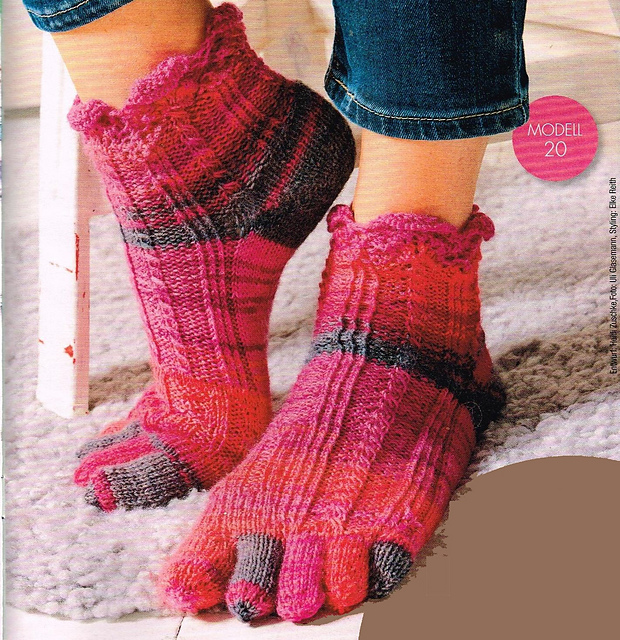 # 20 Zehensocken