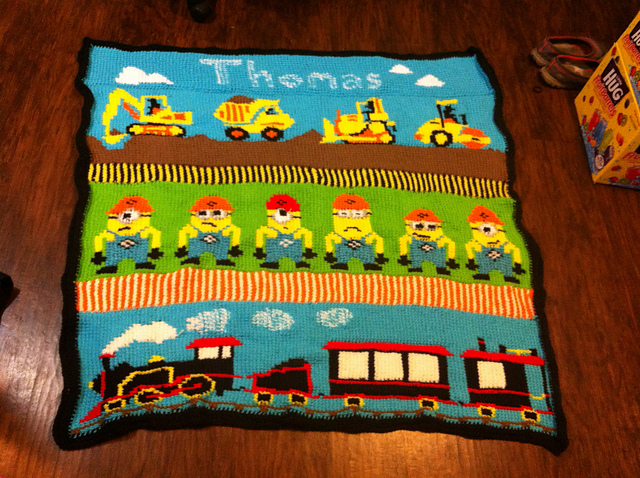 Construction Toddler Blanket