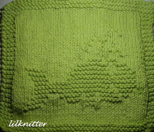 Whale Dishcloth