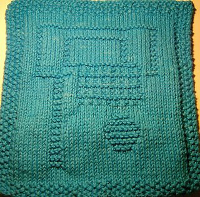 Hoops Dishcloth